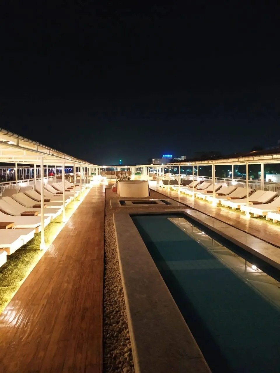 Sun deck of the Ciela Nile cruise